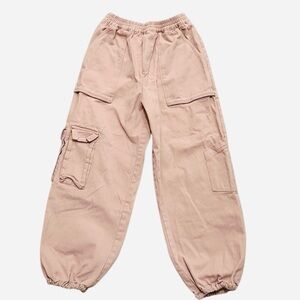 Zara 13-14 cargo pants baggy pink